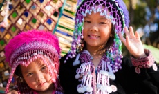 Hmong girls on 2 day tour itinerary